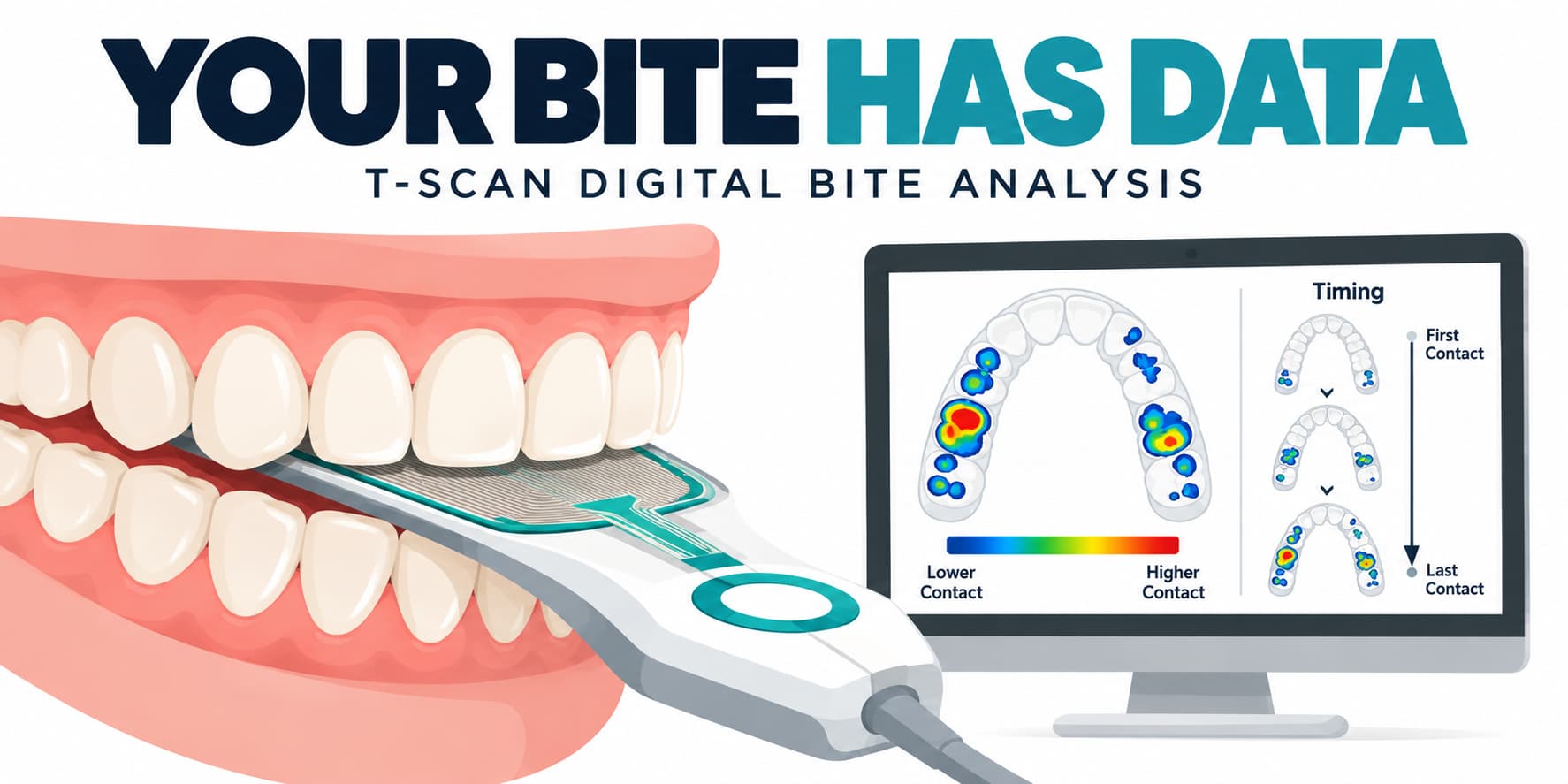 T-Scan Digital Bite Analysis: What Does Your Bite Really Look Like?